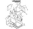 Whirlpool RB770PXYB0 lower oven diagram