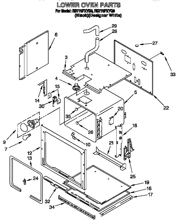 Lower oven