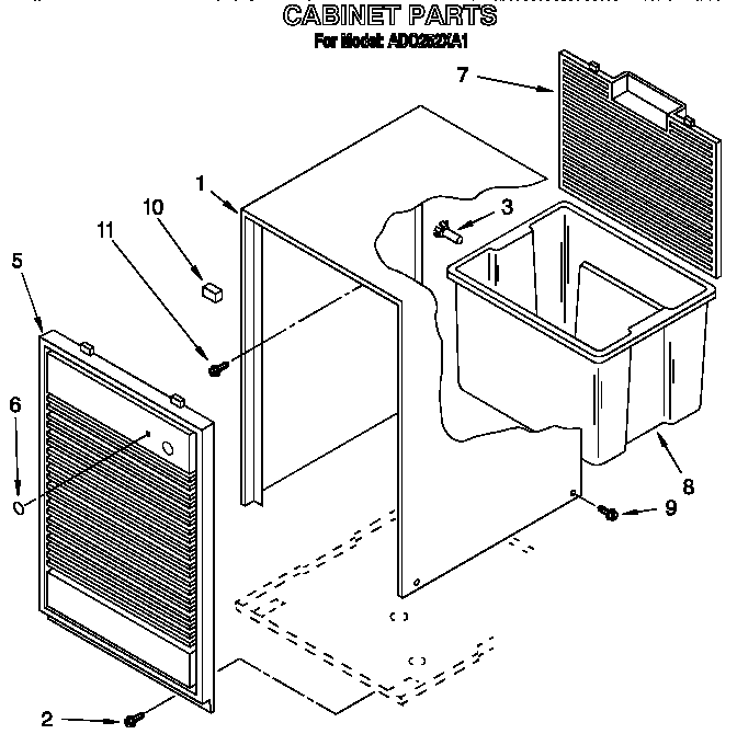 Cabinet parts