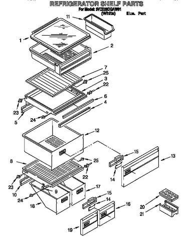 Refrigerator shelf