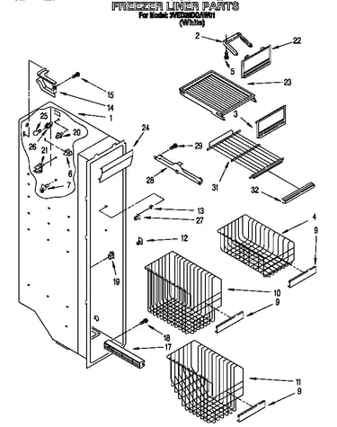 Freezer liner