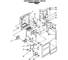 Whirlpool 3VED29DQAW01 dispenser front diagram