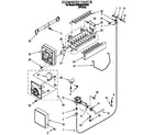 Whirlpool 3VED29DQAW01 icemaker diagram