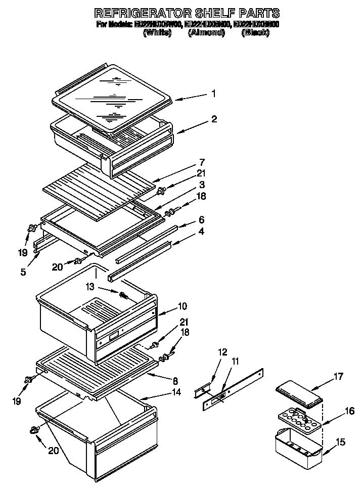 Refrigerator shelf