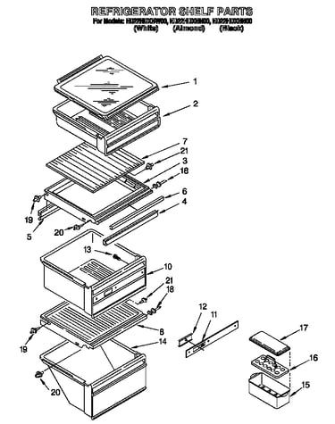 Refrigerator shelf