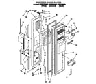 Whirlpool ED22HDXBB00 freezer door diagram
