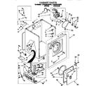 Whirlpool LGN3624BN0 cabinet diagram
