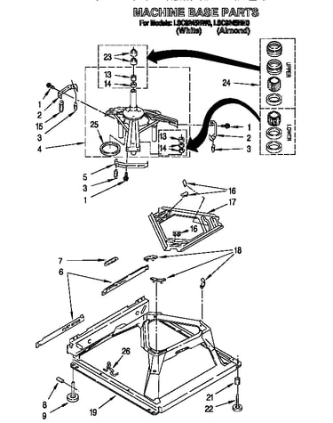 Machine base