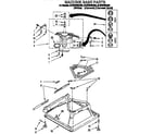 Whirlpool 8LSP8245AW0 machine base diagram