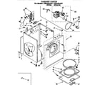 Whirlpool LER4434AW1 cabinet diagram