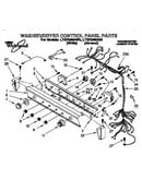 Washer/dryer control panel