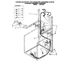 Whirlpool LTG7245AW0 dryer support and washer harness diagram