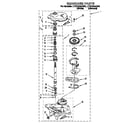 Whirlpool LTG7245AN0 gearcase diagram