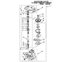 Whirlpool LTE6234AN0 gearcase diagram