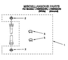 Whirlpool LTE6234AW0 miscellaneous diagram