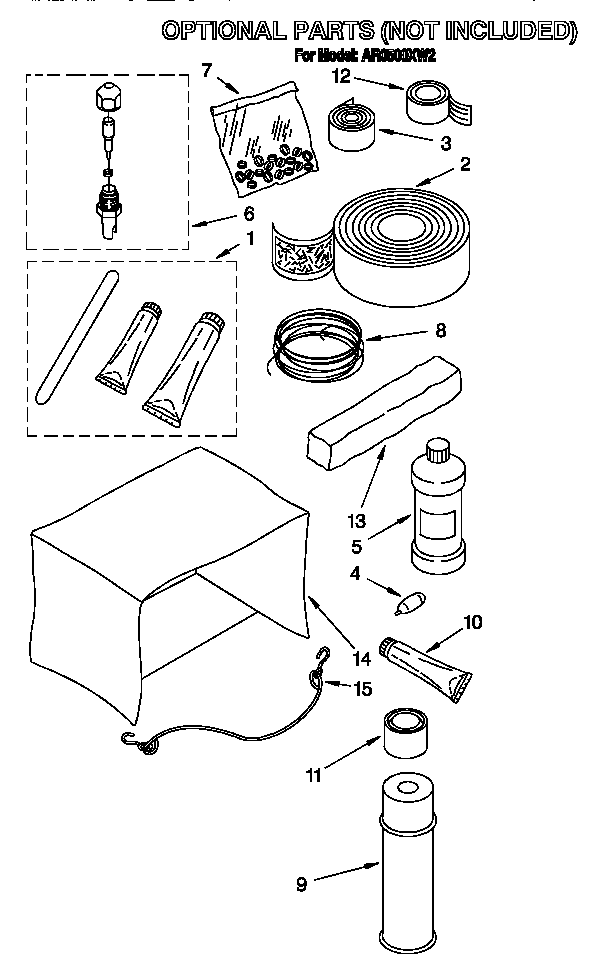 Optional parts (not included)