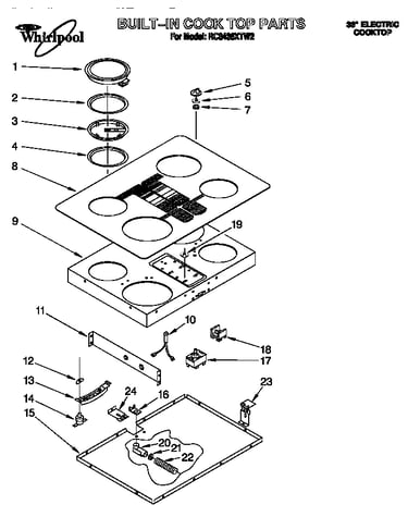 Built-in cook top