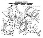Whirlpool LGV4624BG0 bulkhead diagram