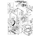 Whirlpool LGR4434AW1 cabinet diagram
