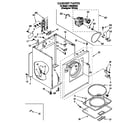 Whirlpool LER4434AQ1 cabinet diagram