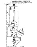 Brake and drive tube
