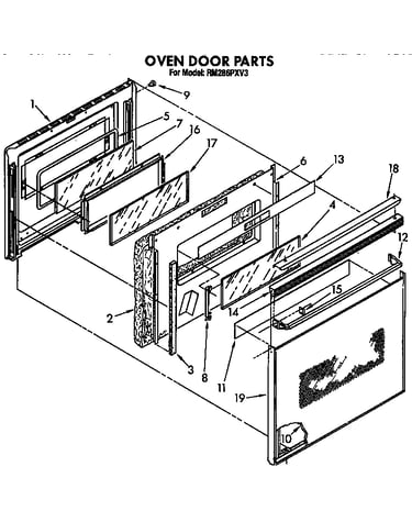 Oven door