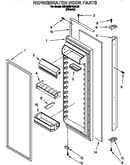 Refrigerator door