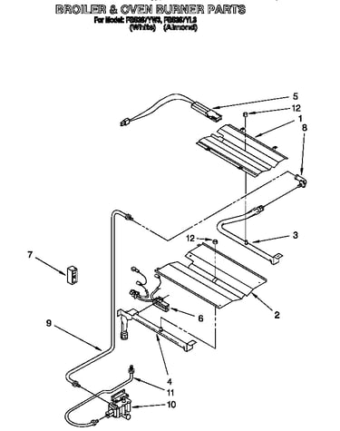 Broiler & oven burner