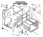 Whirlpool RF375PCYW3 oven diagram