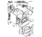 Whirlpool LEC6848AQ1 cabinet diagram