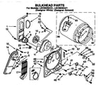 Whirlpool LEC6848AZ1 bulkhead diagram