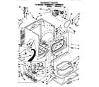 Whirlpool LGR5638AN1 cabinet diagram