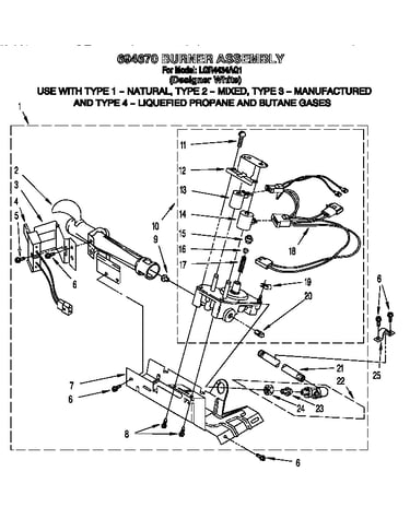 694670 burner assembly