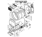 Whirlpool LTG6234AW0 dryer bulkhead diagram
