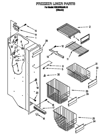Freezer liner