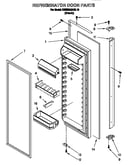 Refrigerator door