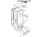 KitchenAid KSPB22QBBL00 refrigerator liner diagram