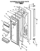 Refrigerator door