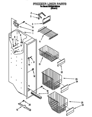 Freezer liner