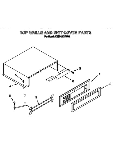 Top grille and unit cover
