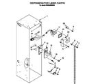 KitchenAid KSSS42DBW00 refrigerator liner diagram