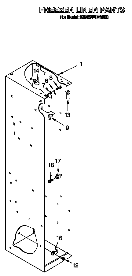 Freezer liner