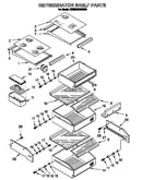 Refrigerator shelf
