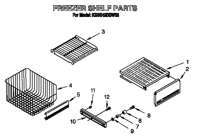 Freezer shelf