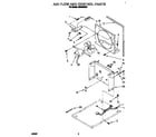 Whirlpool AK4000XZ2 air flow and control parts diagram
