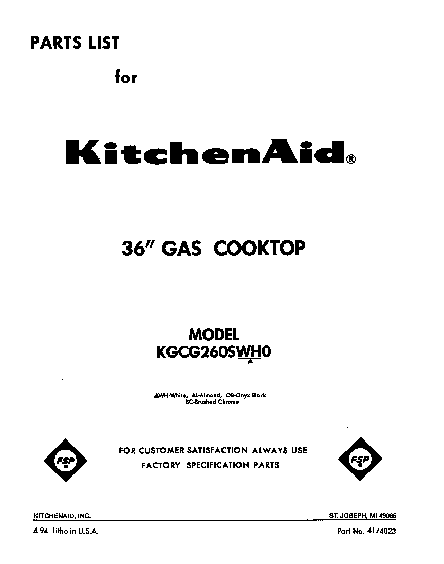 Front cover