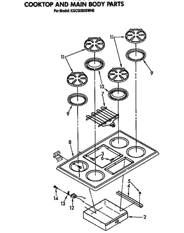 Cooktop and main body