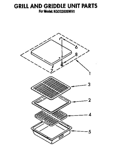Grill and griddle unit