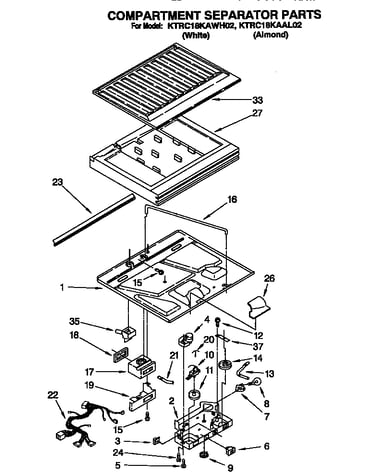 Compartment separator
