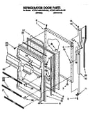 Refrigerator door